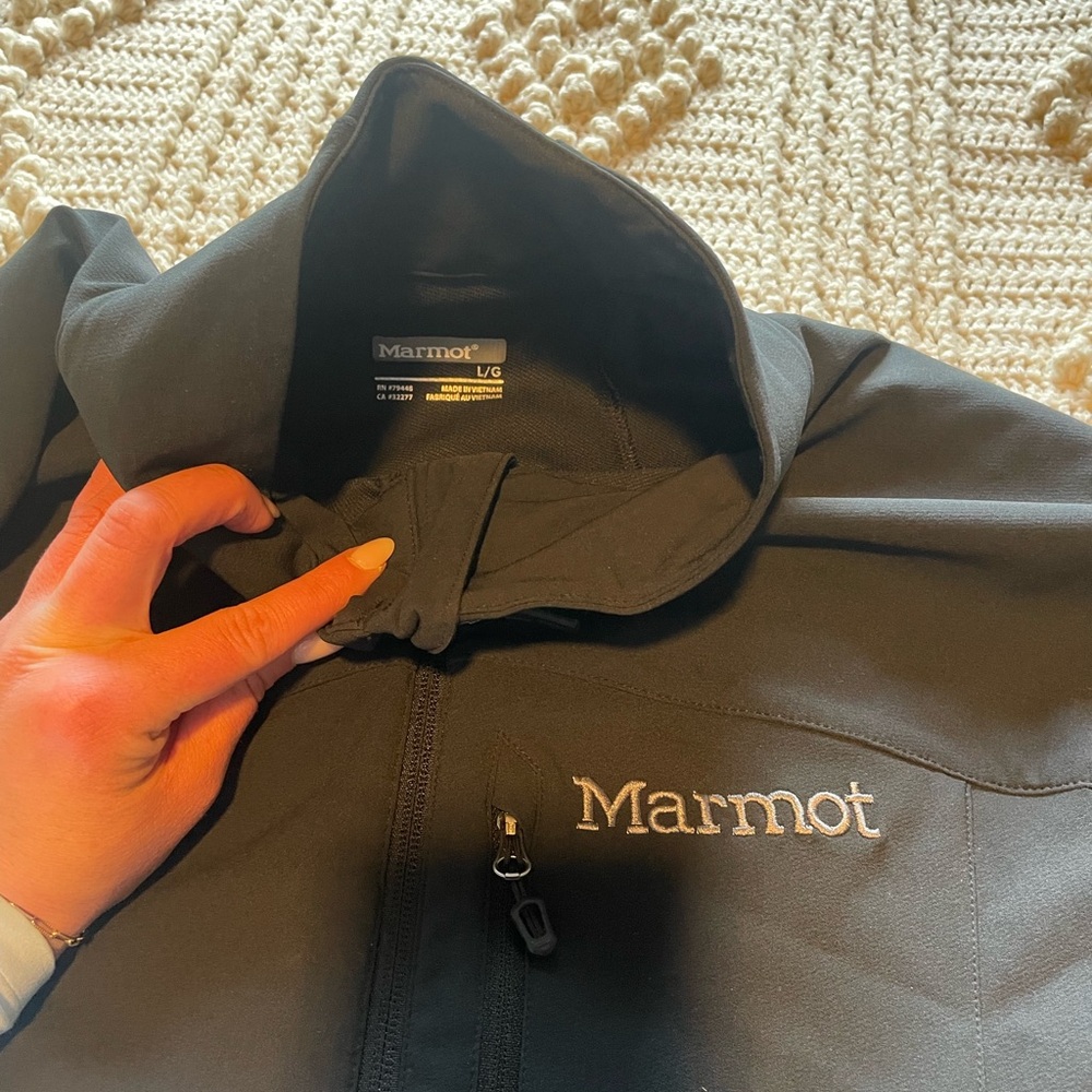 Marmot Black Hooded Jacket